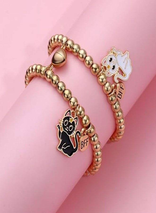 xinxingin 2 Pcs Best Friend Bracelet, Friendship Bracelet Set, Birthday Gifts for Best Friend, Friendship Band for Girls, Kids Bracelets for Girls,Gifts for Best Friend - Image 4