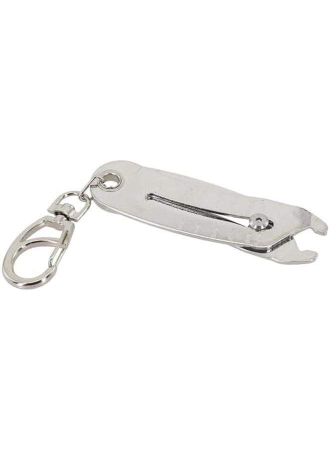 Silver Aluminum Alloy Thread Size Verification Tool for Nuts and Bolts Keychain - Image 3