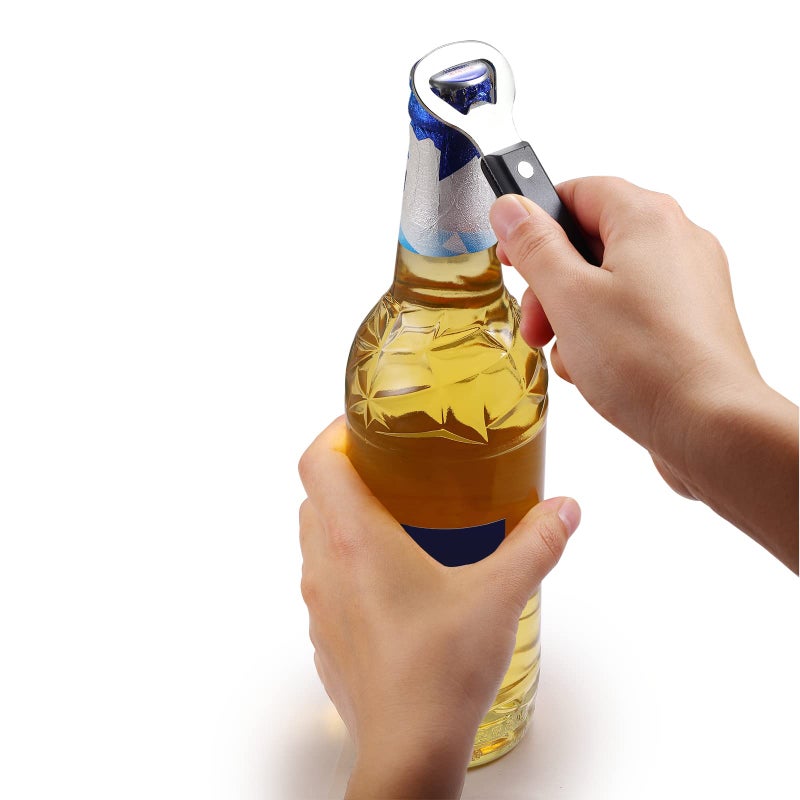 Hancelant Can Punch Bottle Opener  Manual Stainless Steel Can Opener 2 Pack - Image 4