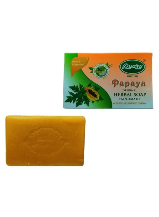 Pyary Papaya Herbal Soap 75gm - Image 5