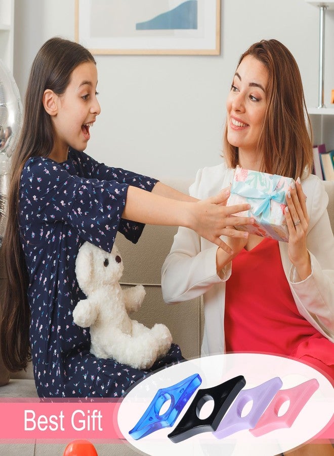 Nogeqi مجموعة نوجيكي من 4 حوامل صفحات للكتب، حوامل صفحات أكريليك للقراءة، حامل فتاحة كتب، هدايا وإكسسوارات للقراء ومحبي القراءة، هدايا للطلاب والمعلمين (4 ألوان) - Image 4