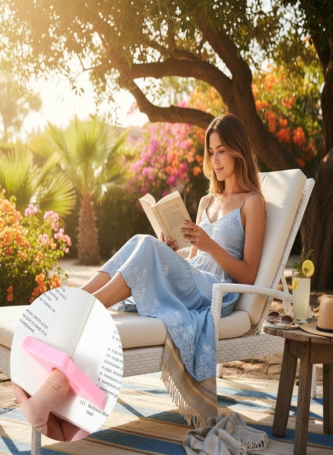 Nogeqi مجموعة نوجيكي من 4 حوامل صفحات للكتب، حوامل صفحات أكريليك للقراءة، حامل فتاحة كتب، هدايا وإكسسوارات للقراء ومحبي القراءة، هدايا للطلاب والمعلمين (4 ألوان) - Image 5