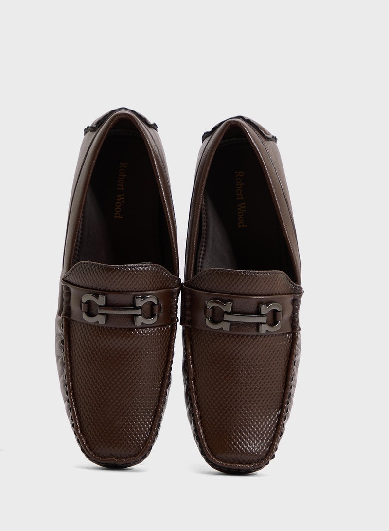 Robert Wood Tassel Detail Hand Stitched Casual Loafers  - Image 4
