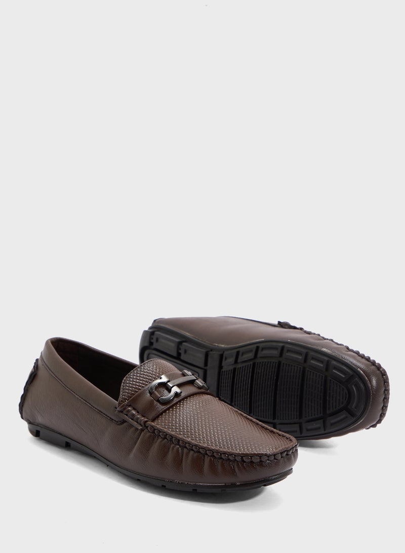 Robert Wood Tassel Detail Hand Stitched Casual Loafers  - Image 3