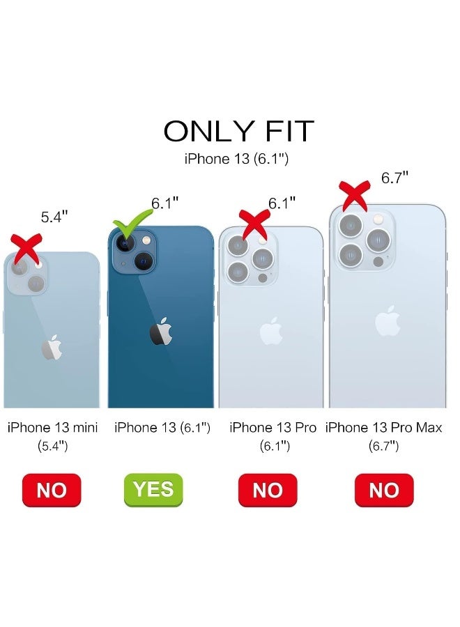 DUSALA iPhone 13 Clear Magnetic Cover MagSafe Compatible Hybrid Protective Crystal Clear Hard Back Case Shockproof Silicone Frame Slim Transparent Case for Apple iPhone 13 - Image 2