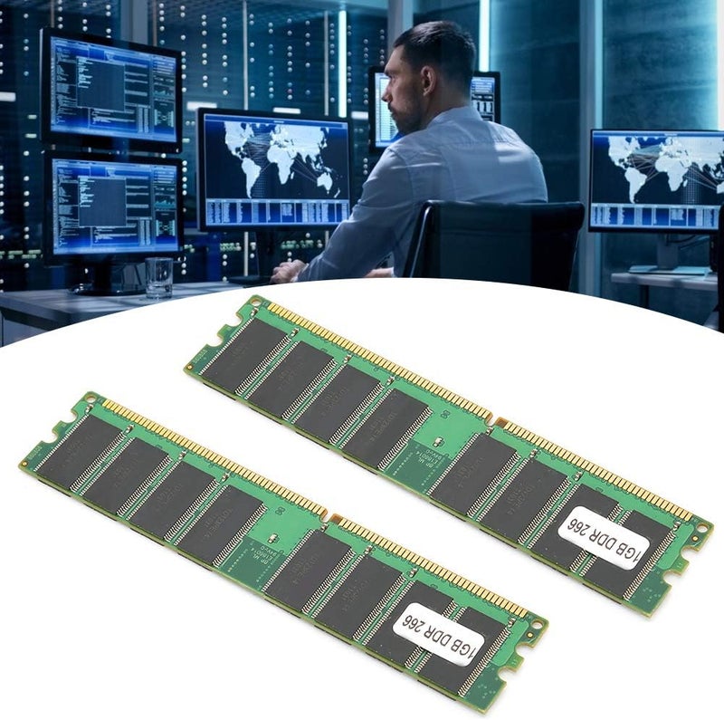 Acouto 2Pcs 1GB DDR PC2100 Memory Module DoubleSided 226Mhz Full Compatible for and Systems - Image 5