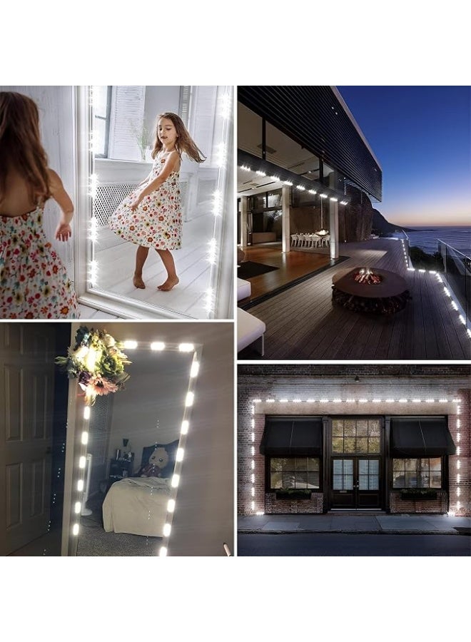 Hollywood Style LED Vanity Mirror Lights with Touch Control and Adjustable Brightness - Image 2
