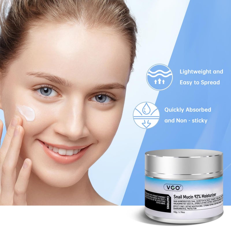 VGO Snail Mucin Moisturizer + Painless Hair Removal Cream - Image 4
