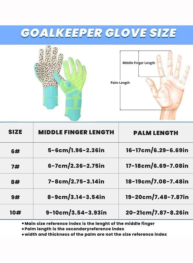 جيوان قفازات مطاطية لحارس مرمى كرة القدم احترافية مضادة للانزلاق - Image 2