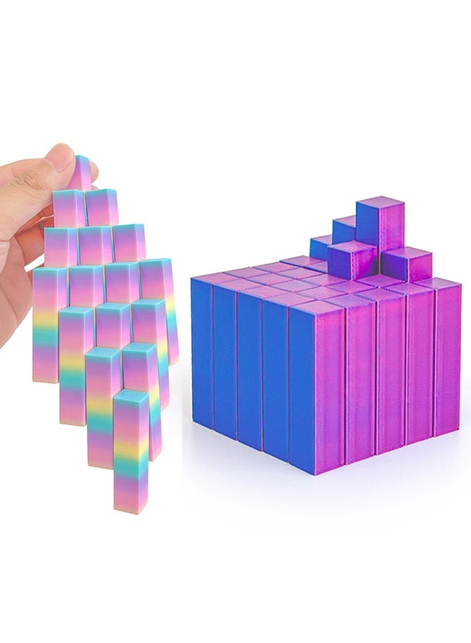3D Printed Fingertip Toys Infinity Cube Toy for Adults and Children, New Version Fidget Finger Toy Stress and Anxiety Relief, Killing Time Fidget Toys Infinite Cube for Office Staff