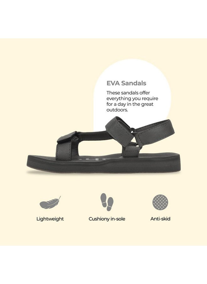 YOHO YOHO EVA Sandals for Women | EVA sole | Comfortable cushioned sole with TPR base | Lightweight | Soft skin friendly straps | Adjustable straps | Velcro closure | Vibrant colour options  - Image 2