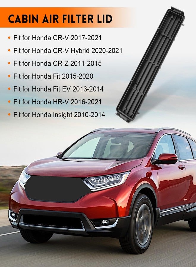 YUANTUO غطاء فلتر هواء المقصورة من يوانتو، مناسب لسيارات هوندا CR-V/CR-V هايبرد/CR-Z/Fit/Fit EV/HR-V/Insight موديلات 2010-2021، بديل لرقم 80292-TF0-003 - Image 2