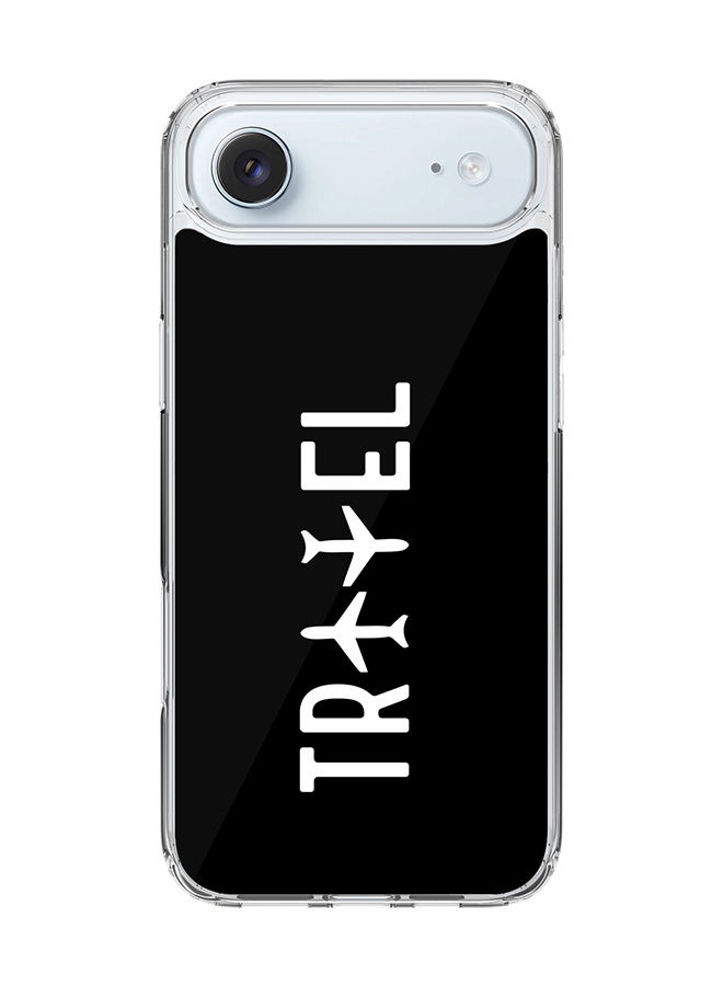 Stylizedd Classic Clear MagSafe Case for iPhone 17 Air , Hybrid Soft Case Flexible Edges Anti Drop TPU PC Gel Thin Transparent Cover [ Designed for iPhone 17 Air ] - Travel - Image 1
