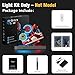 BrickSoul Light Up Kit Compatible with Lego Nike Dunk Trickshot 43021 Building Set Upgrade Wired Dimmable Lighting Accessories for Nike Dunk Fans Gift for Lego Fans Not Included 43021 Model - Image 4