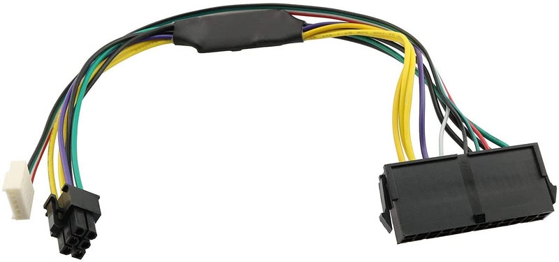 Longdex 30cm/11.8 Inch 24-Pin to 6-Pin 18AWG ATX PSU Power Supply Adapter Cable for HP Z230 Z220 SFF Motherboards - Image 5