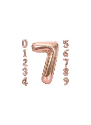 Rose Gold Number Balloons 40 Inch Birthday Foil Balloon Party Decorations Supplies Wedding Bachelorette Birthday Bridal Shower Graduation Anniversary Celebration Decoration Fly with Helium (Number 7) - pzsku/ZA841D741FD9CF7CCC291Z/45/_/1671702057/c25590f0-3550-4f45-a1e8-26ce0d0934ee