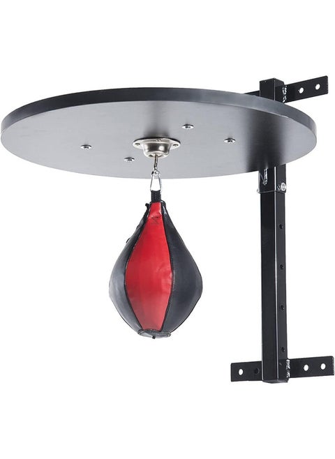 Wall Mounted Speedball Punching Bag with Swivel Bracket for MMA & Boxing Training (Random Color)