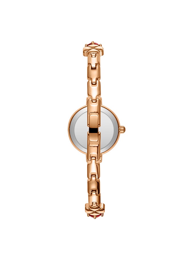 KENNETH SCOTT Women's Analog Round Shape Stainless Steel Wrist Watch K23541-KBRR - 24 Mm  - Image 3