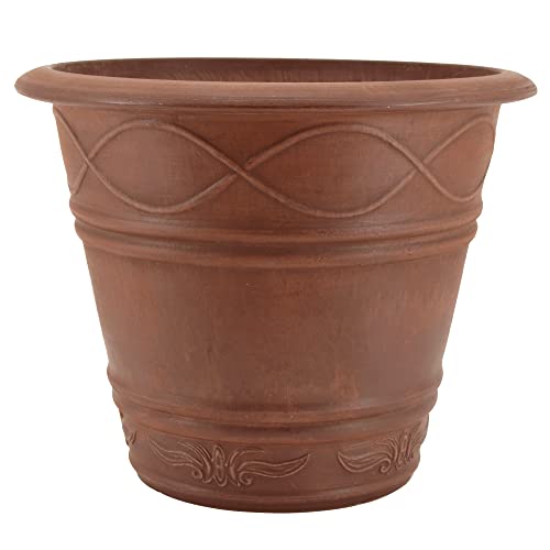 PSW Pot Collection PSW ME36TC Western Weave Planter, 14 by 11.5-Inch, Terra Cotta Color - Image 1