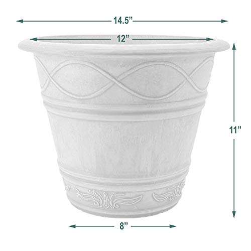 PSW Pot Collection PSW ME36TC Western Weave Planter, 14 by 11.5-Inch, Terra Cotta Color - Image 5