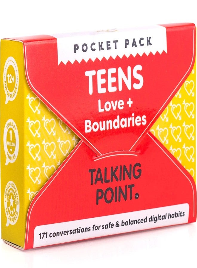 TALKING POINT CARDS 171 Engaging Prompts for Parents & Teens - Build Stronger Relationship - Foster Healthy Conversation on Love, Consent, & Relationships – Help Parents Support Teens through Dating, Boundaries & Respect - Image 1