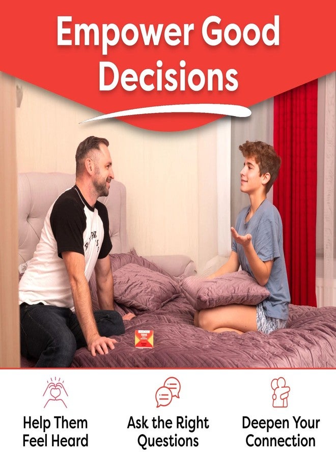 TALKING POINT CARDS 171 Engaging Prompts for Parents & Teens - Build Stronger Relationship - Foster Healthy Conversation on Love, Consent, & Relationships – Help Parents Support Teens through Dating, Boundaries & Respect - Image 2