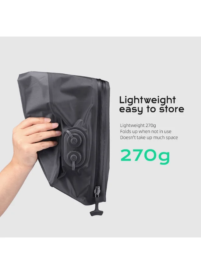 MARK RYDEN MARK RYDEN Electric Compression Vacuum Travel Bag | Motorized Vacuum Organizer for Clothes, Waterproof Nylon, Save Space for Suitcase, Backpack and Carry on (Two-row automatic)