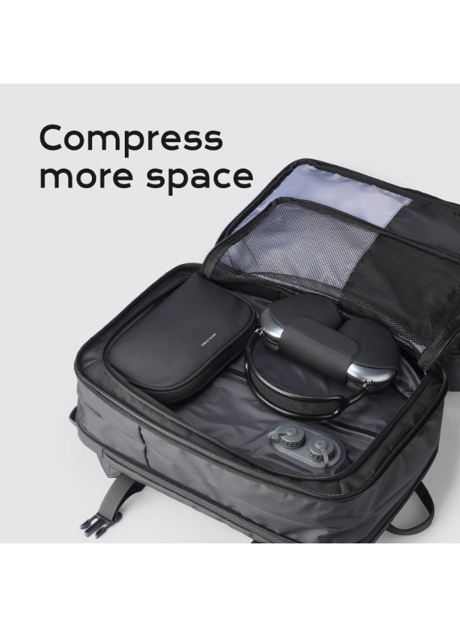 MARK RYDEN Electric Compression Vacuum Travel Bag | Motorized Vacuum Organizer for Clothes, Waterproof Nylon, Save Space for Suitcase, Backpack and Carry on (Two-row automatic) - Image 5