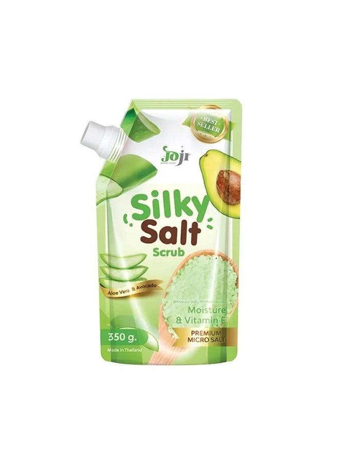 جوجي مقشر الملح الحريري من جوجي، مرطب وفيتامين هـ - 350 جرام