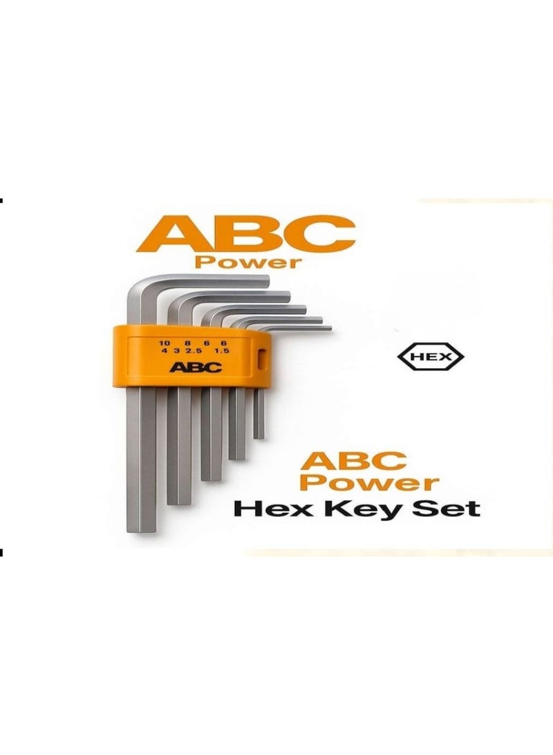 اي بي سي طقم مفتاح ألن (إنكيه) 8 قطع عادي – ABC AC18874