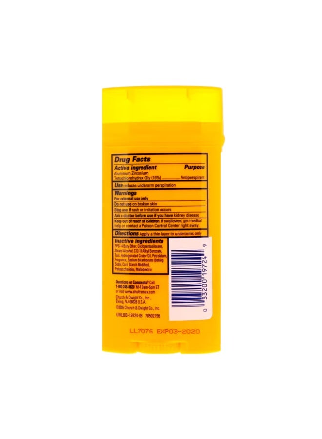 Arm & Hammer Ultramax Anti-Perspirant Deodorant Invisible Solid Fresh, Multicolour 73grams - Image 2