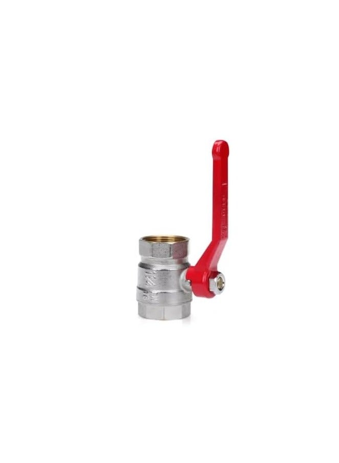 REEF Brass Ball Valve 1-1/4" – RF-BV12-1-1/4" – Heavy-Duty, Leak-Proof Control Valve - Image 1