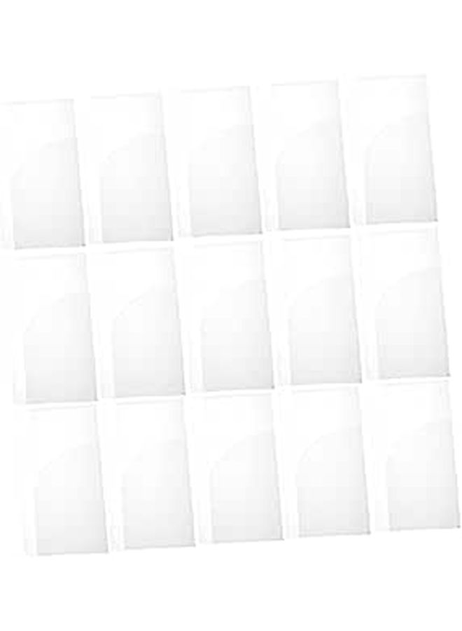 Didiseaon 15 Pcs A6 Frosted Pp Binder Pockets Organizer Cash Folders Zipper Pouch - Image 1