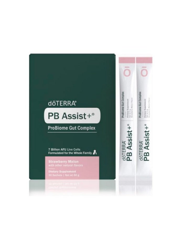 doTERRA - doTERRA PB Assist+ ProBiome Gut Complex Strawberry Melon 30 Sachets - Image 1