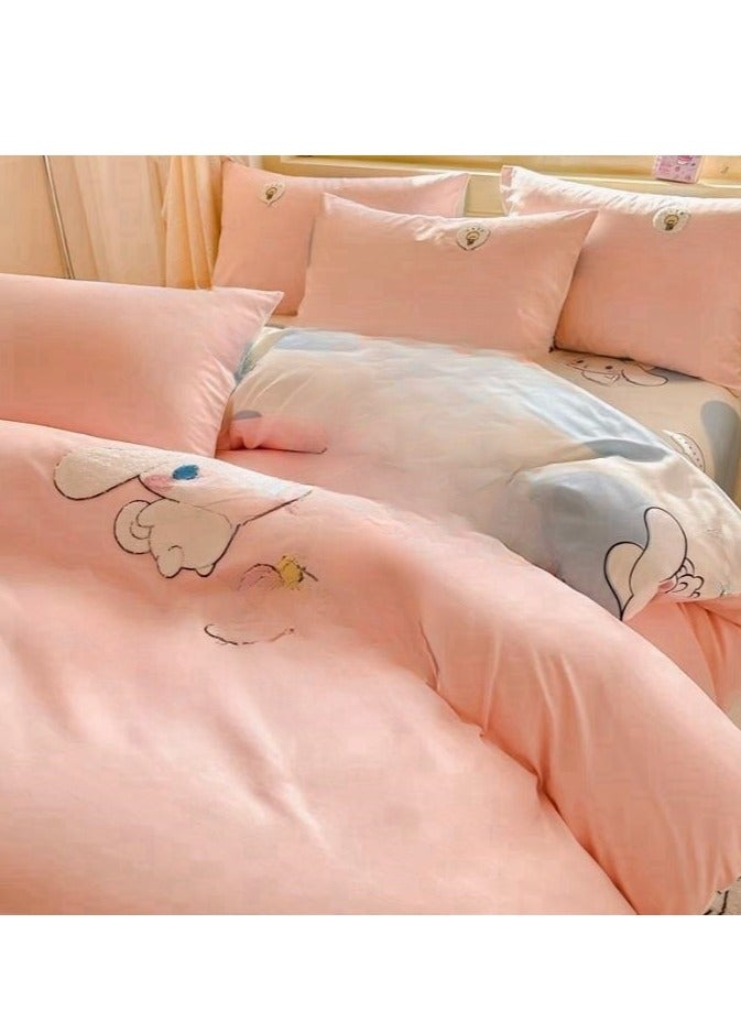 Bed Sheet Style — High End Cartoon Pattern  Pure Cotton Bedding Four Piece Set - Image 1