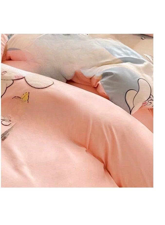 Bed Sheet Style — High End Cartoon Pattern  Pure Cotton Bedding Four Piece Set - Image 2