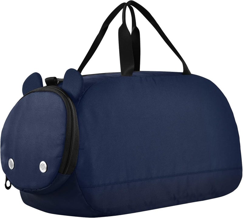 Midnight Blue Kids Duffel Bag with Shoes Compartment Lightweight Gymnastics Sports Bag for Travel, Sports, Fitness & Workout - Image 1