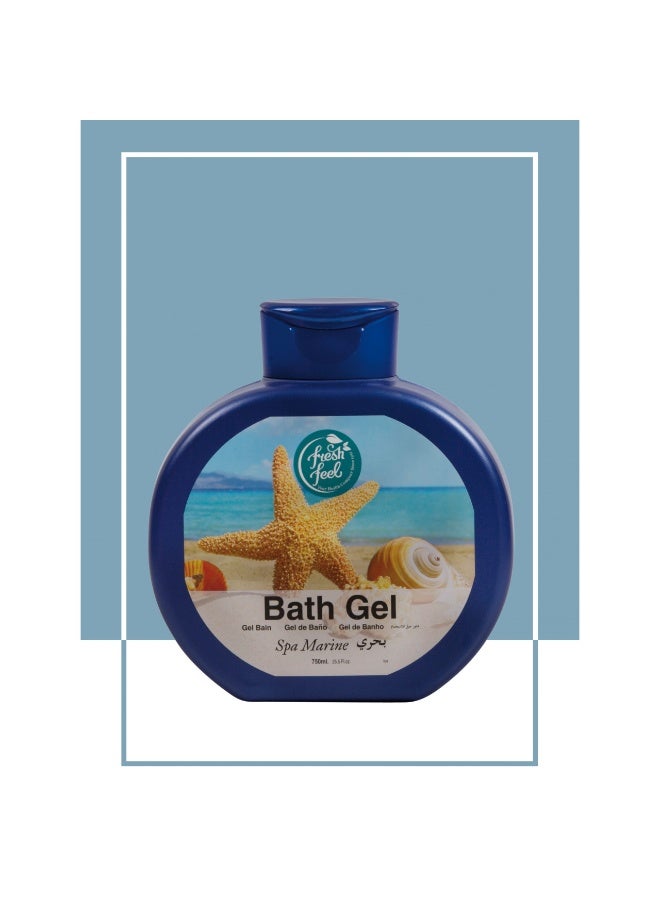 FRESH FEEL Spa Marine Bath Gel 750 ML - Image 2