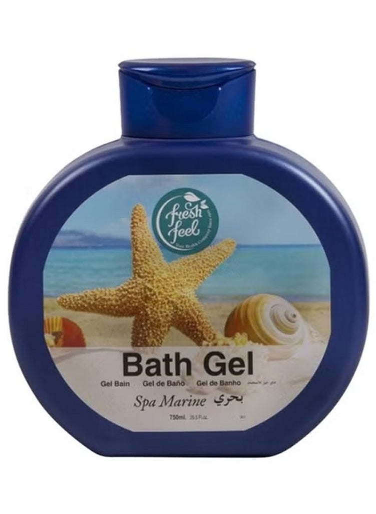 FRESH FEEL Spa Marine Bath Gel 750 ML - Image 1