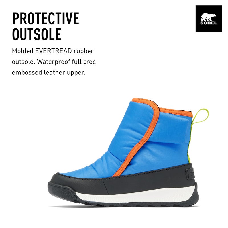 SOREL Toddler's Whitney ll Plus Waterproof Bootie - Harbor Blue, Jet - 7 - Image 3