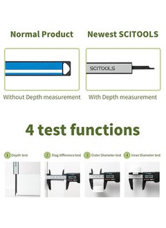 Lemon Digital LCD Vernier Calliper, Quick Change Button For Inch Fraction Millimeter Conversions, 150MM Digital Caliper  - Image 5