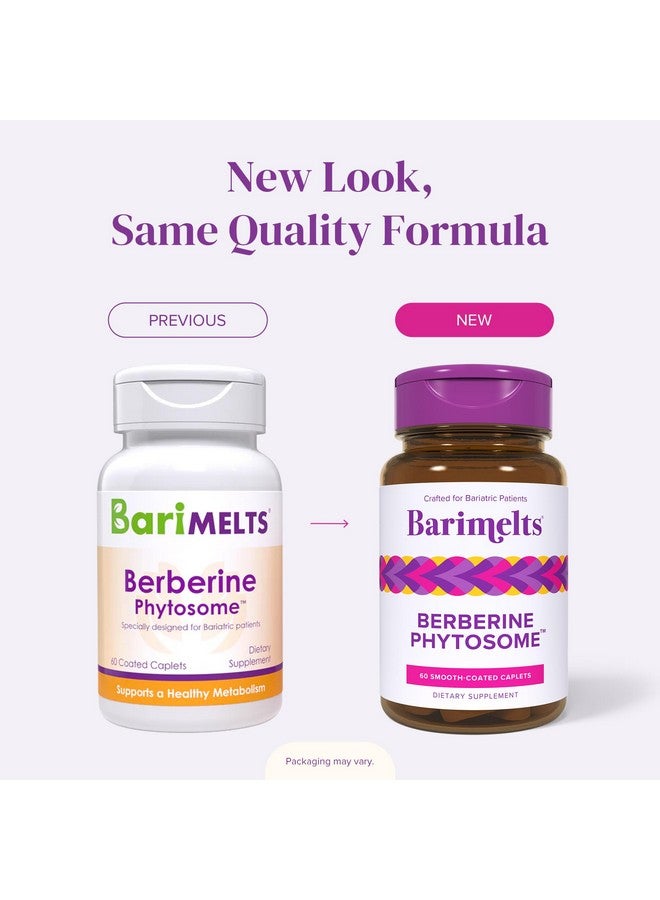 Barimelts Berberine Phytosome 550mg for GLP-1 Users and Bariatric Patients - Metabolism Support - 60 Smooth-Coated Caplets (1-Month Supply) - Image 2