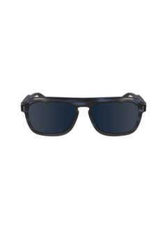 CALVIN KLEIN FULL RIM ACETATE MODIFIED RECTANGLE CALVIN KLEIN SUN CK24504S  5617 (416) STRIPED BLUE  - Image 1