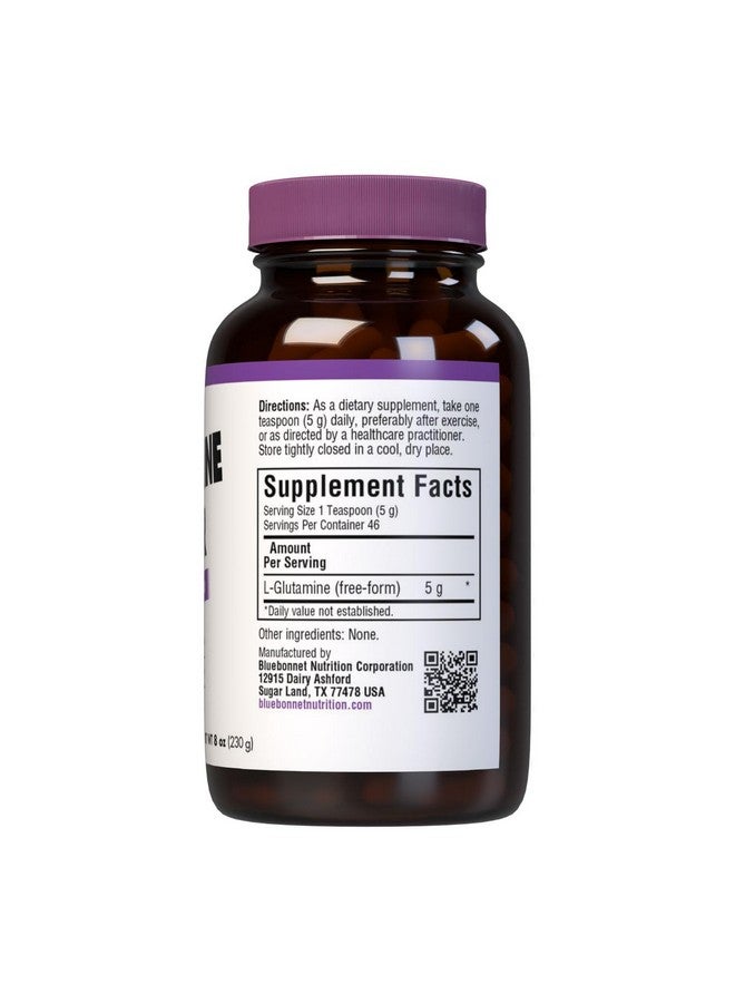 Bluebonnet Nutrition L-glutamine Powder, 8 Ounce - Image 2