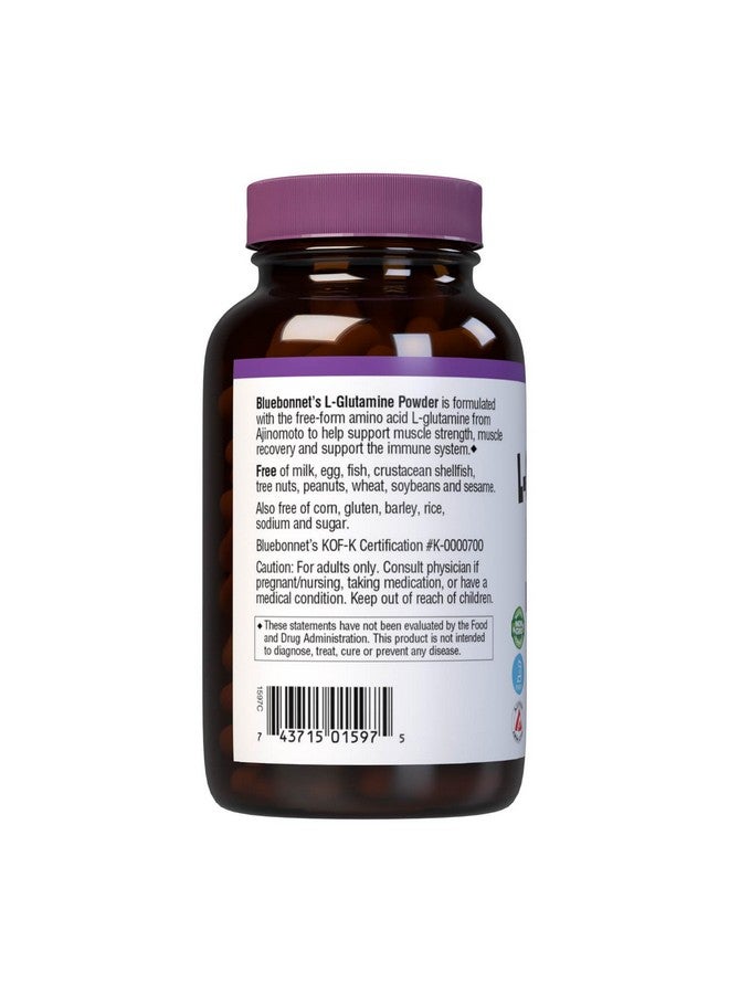 Bluebonnet Nutrition L-glutamine Powder, 8 Ounce - Image 3
