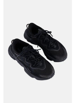 adidas Originals Kids Boy Ozweego Lace Up Outdoor Shoes, Black  - Image 4