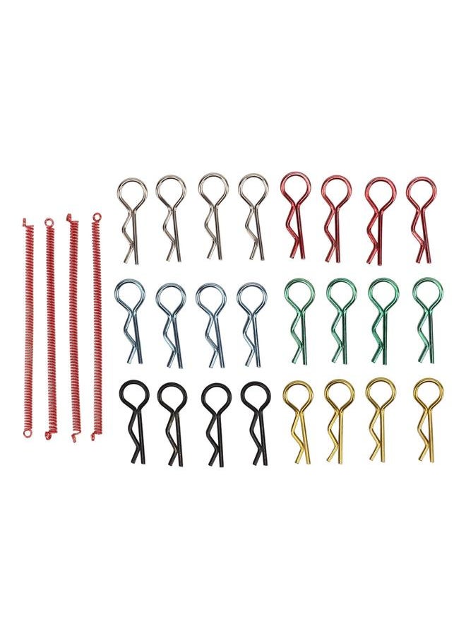 Thoraya - RC Body Shell Clip Rope Professional Metal RC Car Body R Pins with Lost Proof Rope for 1/8 1/10 1/12 1/18 RC Car 60mm/2.36in - Image 1