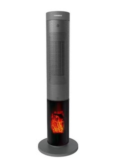 TORNADO Ceramic Heater 2000 Watt 16 meter Remote Grey TPH-2000DFG  - Image 1