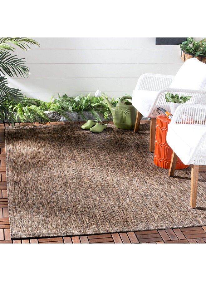 Safavieh Courtyard Collection Cy8522 Indoor Outdoor Nonshedding Easy Patio Backyard Porch Deck Mudroom Area 2'7" X 5' Brown Brown  - Image 1