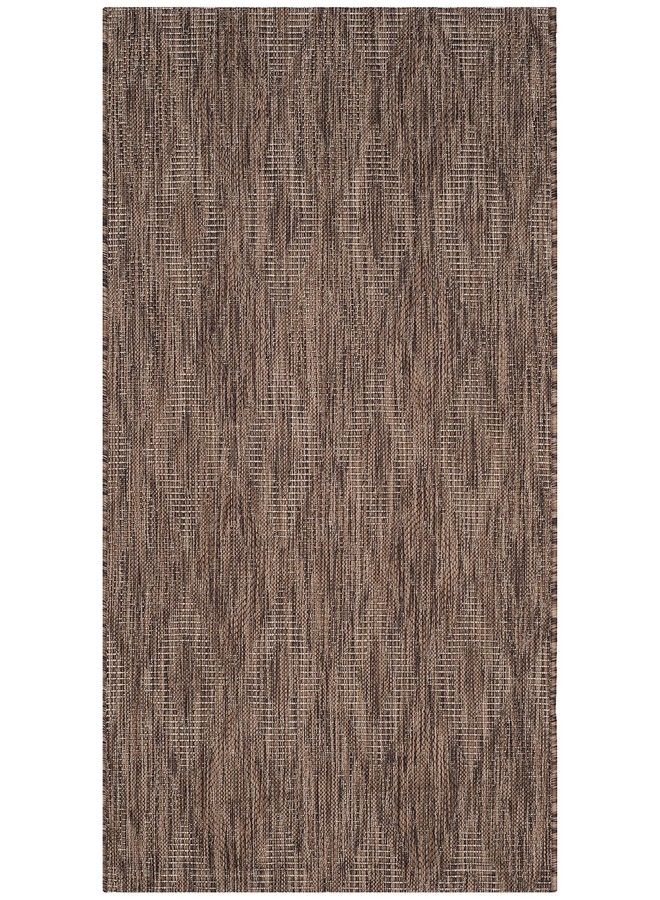 Safavieh Courtyard Collection Cy8522 Indoor Outdoor Nonshedding Easy Patio Backyard Porch Deck Mudroom Area 2'7" X 5' Brown Brown  - Image 3